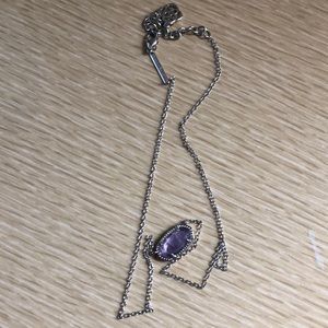 Kendra Scott Purple pendant necklace